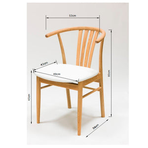 Pack of 2 or 4 Dagmar Solid Oak Dining Chairs, upholstered Black | VESKOR