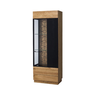 LoftStory Oak Wooden Display Cabinet