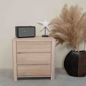 Elsa 30 oak solid wood coffee table, 56,4 x 44 x 55 cm. | NordicStory