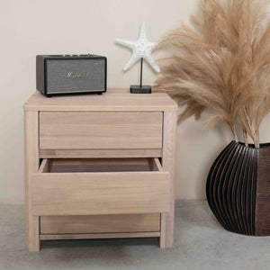 Elsa 30 oak solid wood coffee table, 56,4 x 44 x 55 cm. | NordicStory