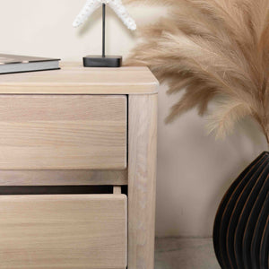 Elsa 30 oak solid wood coffee table, 56,4 x 44 x 55 cm. | NordicStory