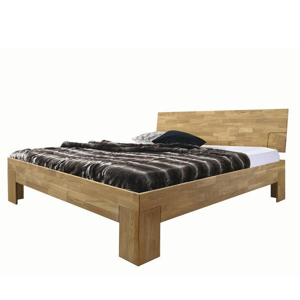 NordicStory Bed in solid oak wood
