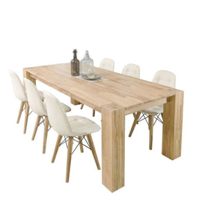 NordicStory Dining table in solid oak wood