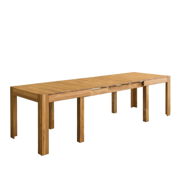 NordicStory Extending dining table made of solid oak wood