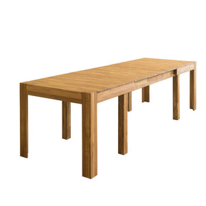 Extending dining table in solid oak XL, 160-280 x 90 x 75 cm | NordicStory