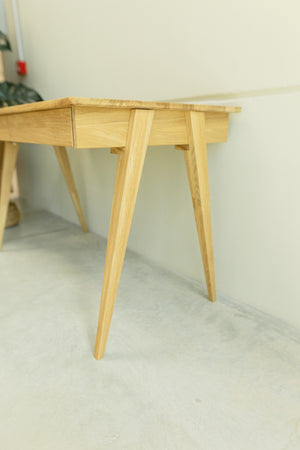 NordicStory Nordic sustainable oak solid wood writing table