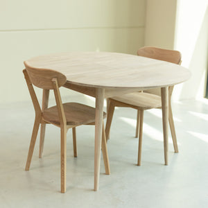 NordicStory Set Escandi 3 solid wood table and two chairs ISKU