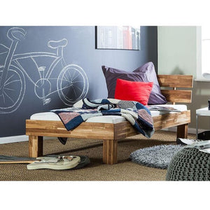 NordicStory Bed in solid oak wood