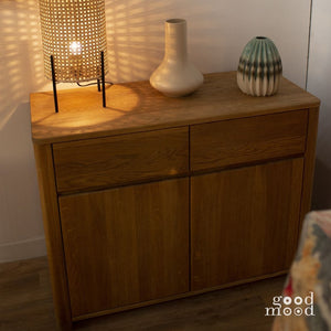 NordicStory Sideboard Chest of drawers made of solid oak wood