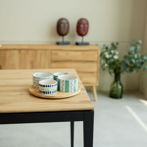 NordicStory MADRID Oak solid wood dining table MADRID Roble.Store