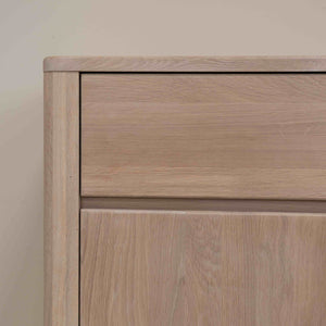 NordicStory Sideboard Chest of drawers made of solid oak wood