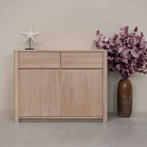 NordicStory Sideboard Chest of drawers made of solid oak wood