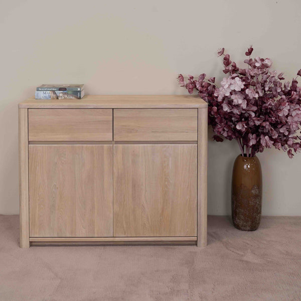 NordicStory Sideboard Chest of drawers made of solid oak wood