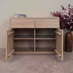 NordicStory Sideboard Chest of drawers made of solid oak wood