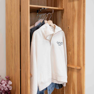 NordicStory Cabinet with 2 doors in solid oak Geneva, 60 x 45 x 200 cm.