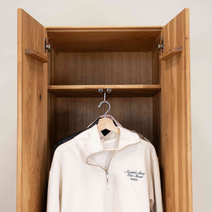 NordicStory Cabinet with 2 doors in solid oak Geneva, 60 x 45 x 200 cm.