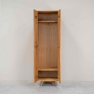NordicStory Cabinet with 2 doors in solid oak Geneva, 60 x 45 x 200 cm.