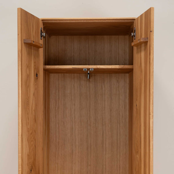 NordicStory Cabinet with 2 doors in solid oak Geneva, 60 x 45 x 200 cm.