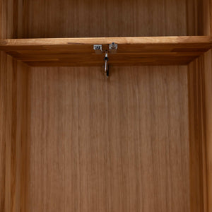 NordicStory Cabinet with 2 doors in solid oak Geneva, 60 x 45 x 200 cm.