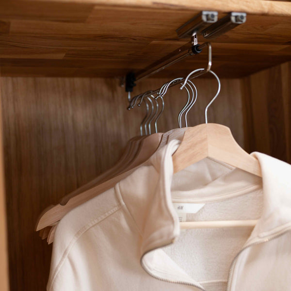 NordicStory Cabinet with 2 doors in solid oak Geneva, 60 x 45 x 200 cm.