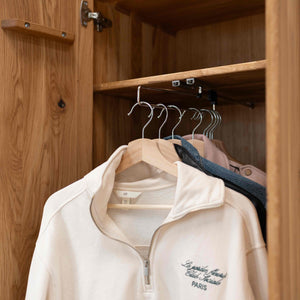 NordicStory Cabinet with 2 doors in solid oak Geneva, 60 x 45 x 200 cm.