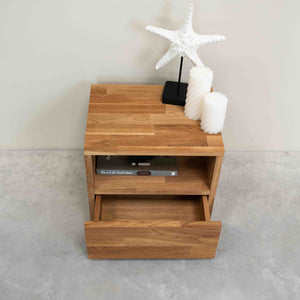 Roble.Store Bedside table in solid oak wood