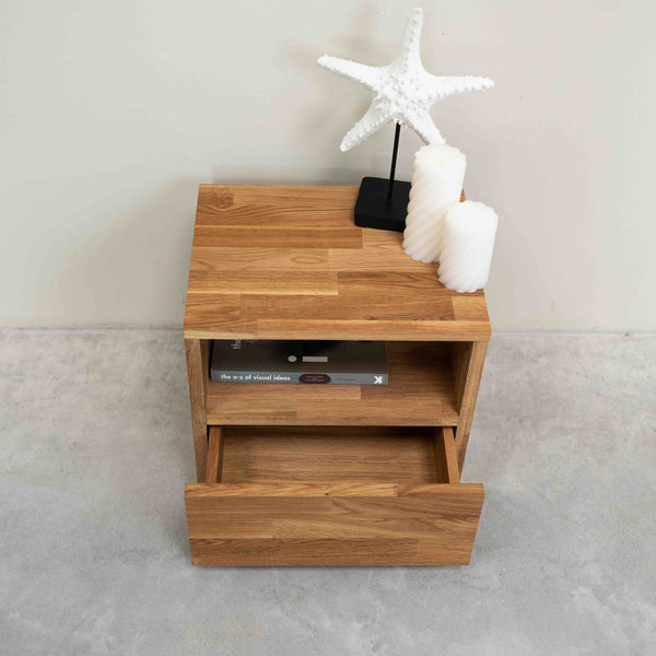 Roble.Store Bedside table in solid oak wood