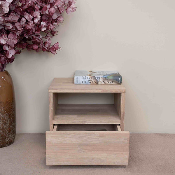 Roble.Store Bedside table in solid oak wood
