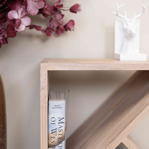 Side table, bedside table in solid oak wood Denmark