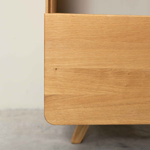 Oak.Store oak solid wood display cabinet oak