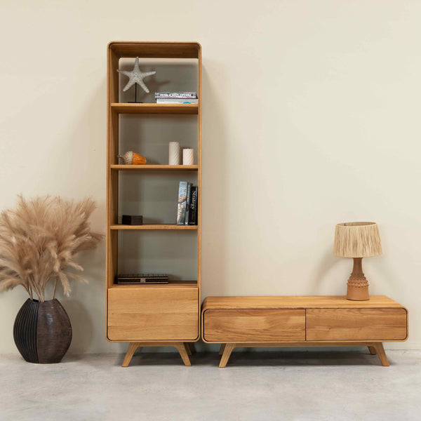 Oak.Store oak solid wood display cabinet oak