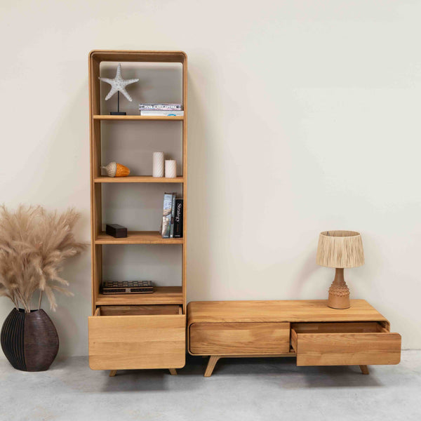 Oak.Store oak solid wood display cabinet oak