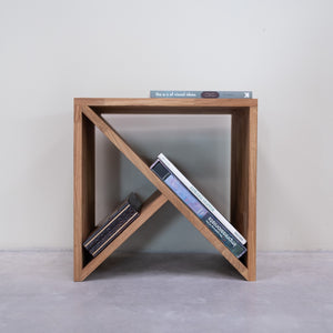 Side table, bedside table in solid oak wood Denmark