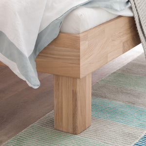Solid oak bed 90 x 200 cm / 140 x 200 cm / 160 x 200 cm / 180 x 200 cm Scandinavian style