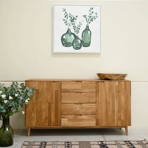 Solid oak sideboard