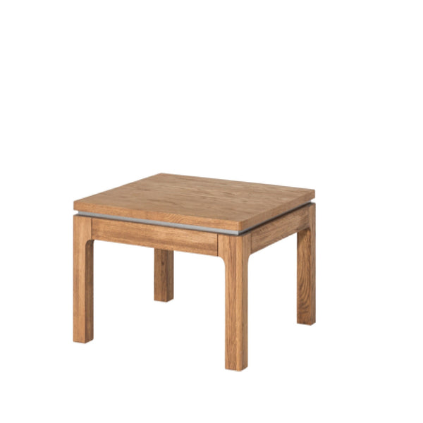 NordicStory Solid oak square coffee table modern rustic Nordic design