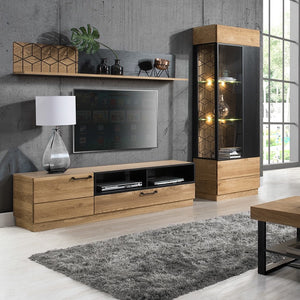 LoftStory Oak Wooden Wall Shelf