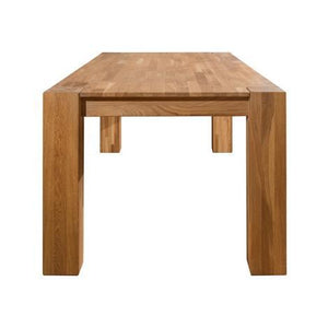 NordicStory Dining Table Solid Wood Natural Oak Rustic Scandinavian Rustic