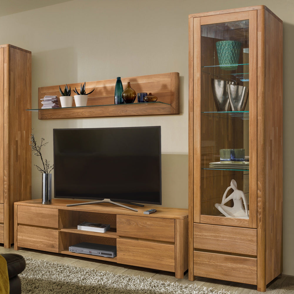 NordicStory TV stand in solid oak wood