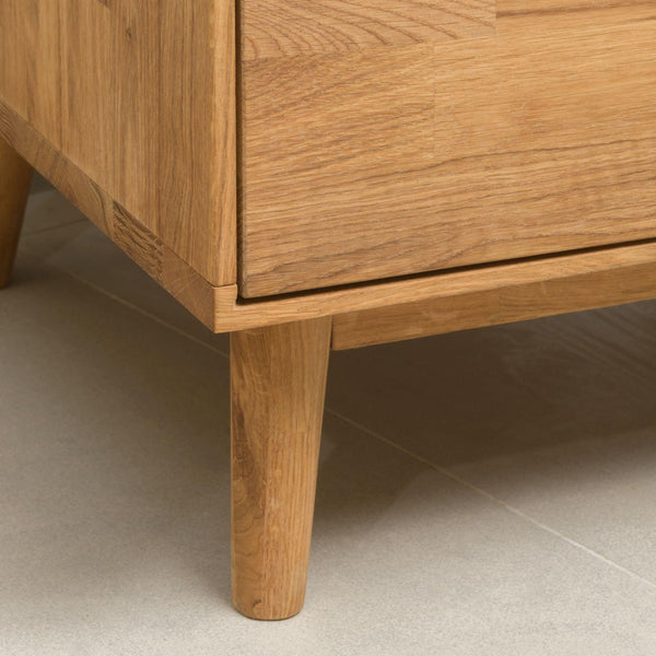 NordicStory Solid oak cabinet showcase cabinet