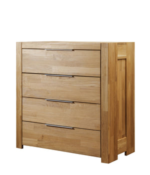 NordicStory Sideboard Chest of drawers made of solid oak wood