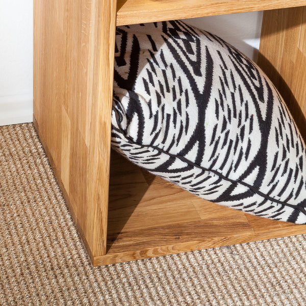 NordicStory Nordic Scandinavian Solid Oak Bookcase Bookcase Nordic Oak Bookcase