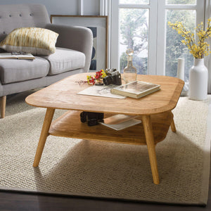 NordicStory Escandi Coffee Table 4 Solid Oak Natural Wood Scandinavian Living Room