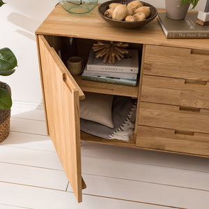 NordicStory Sideboard Chest of drawers in oak solid wood