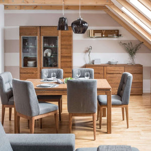 NordicStory Chest of drawers in solid oak wood