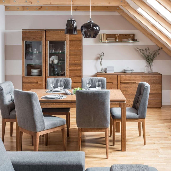 NordicStory Chest of drawers in solid oak wood