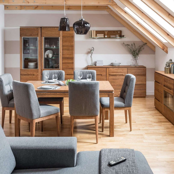 NordicStory Solid oak wood wall shelf