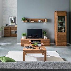 NordicStory Solid oak square coffee table modern rustic Nordic design