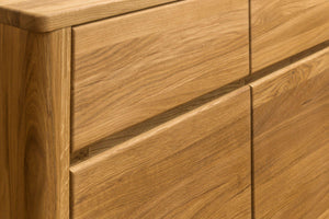 NordicStory Sideboard Chest of drawers made of solid oak wood