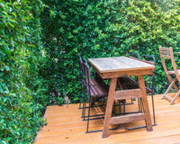 wooden tables for the terrace